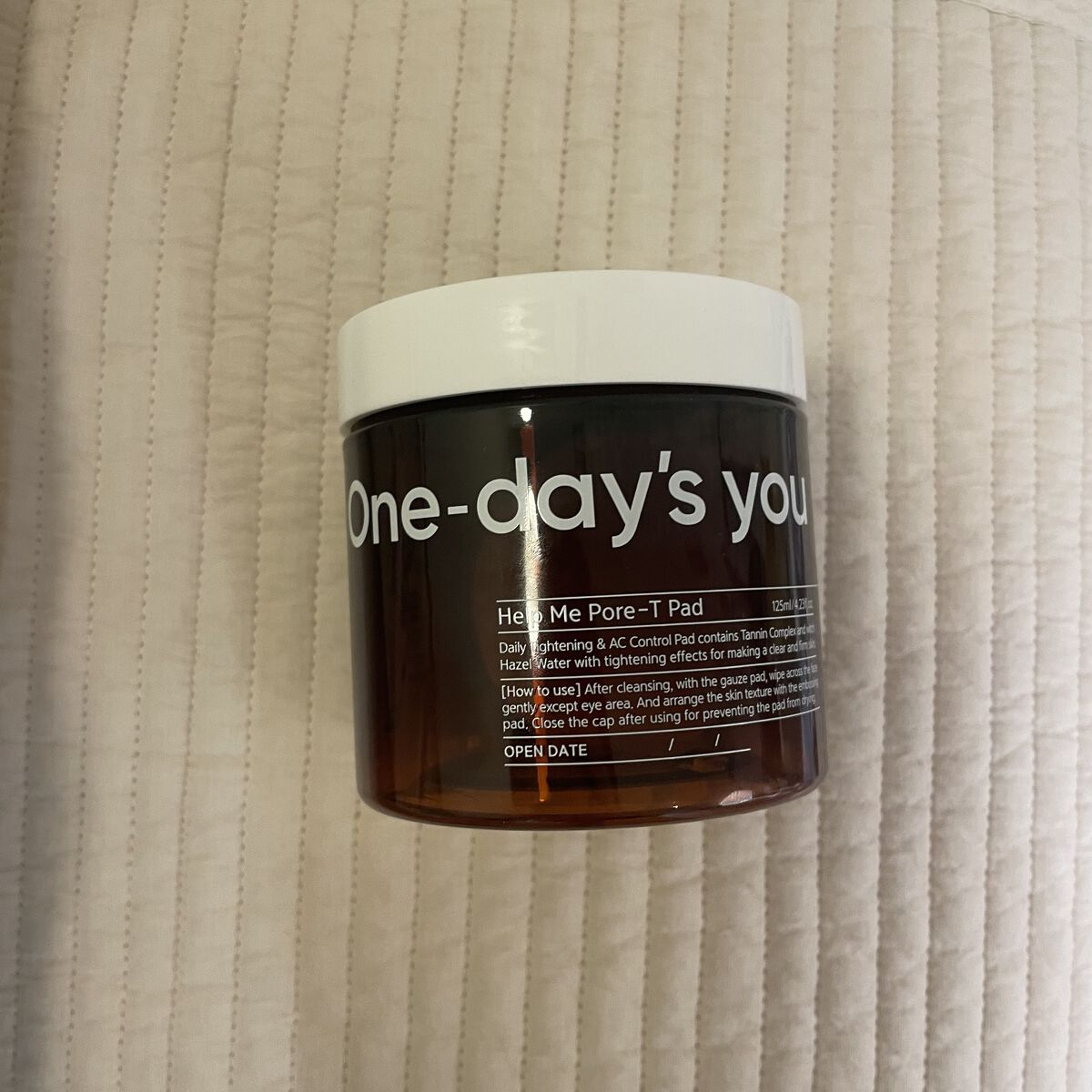 One-day's you ヘルプミー! ポア-Tパッドのクチコミ「こちらの商品は最近使い終わりました。

正直、あまり効果はわかりませんでした。角栓に効いた様子.....」（1枚目）