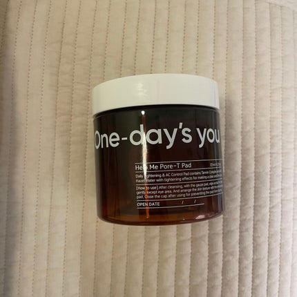 ヘルプミー! ポア-Tパッド/One-day's you/トナーパッドを使ったクチコミ(1枚目)
