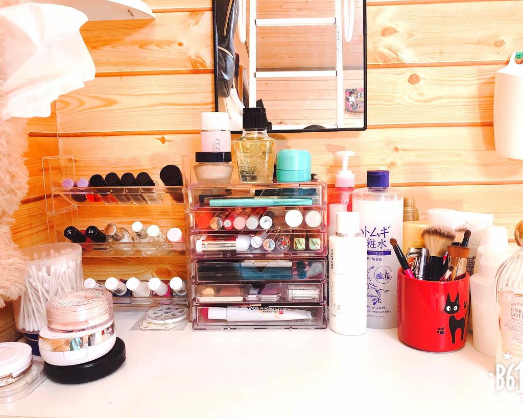 3段式クリアーケース/DAISO/その他化粧小物を使ったクチコミ(1枚目)