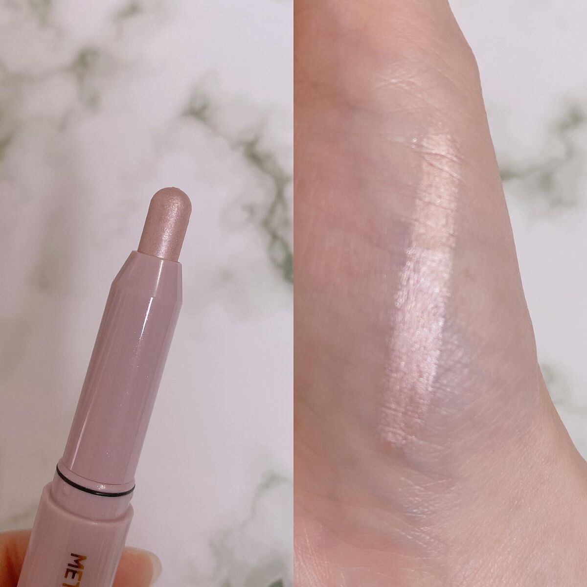 ウォンジョンヨ　メタルシャワーペンシル/Wonjungyo/スティックアイシャドウを使ったクチコミ（2枚目）