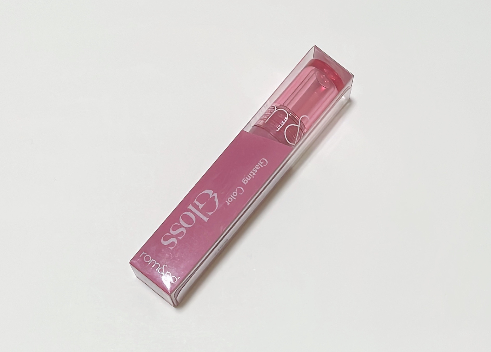 グラスティングカラーグロス 04 グレーピーウェイ(GRAPY WAY) /rom&nd/リップグロスを使ったクチコミ（1枚目）