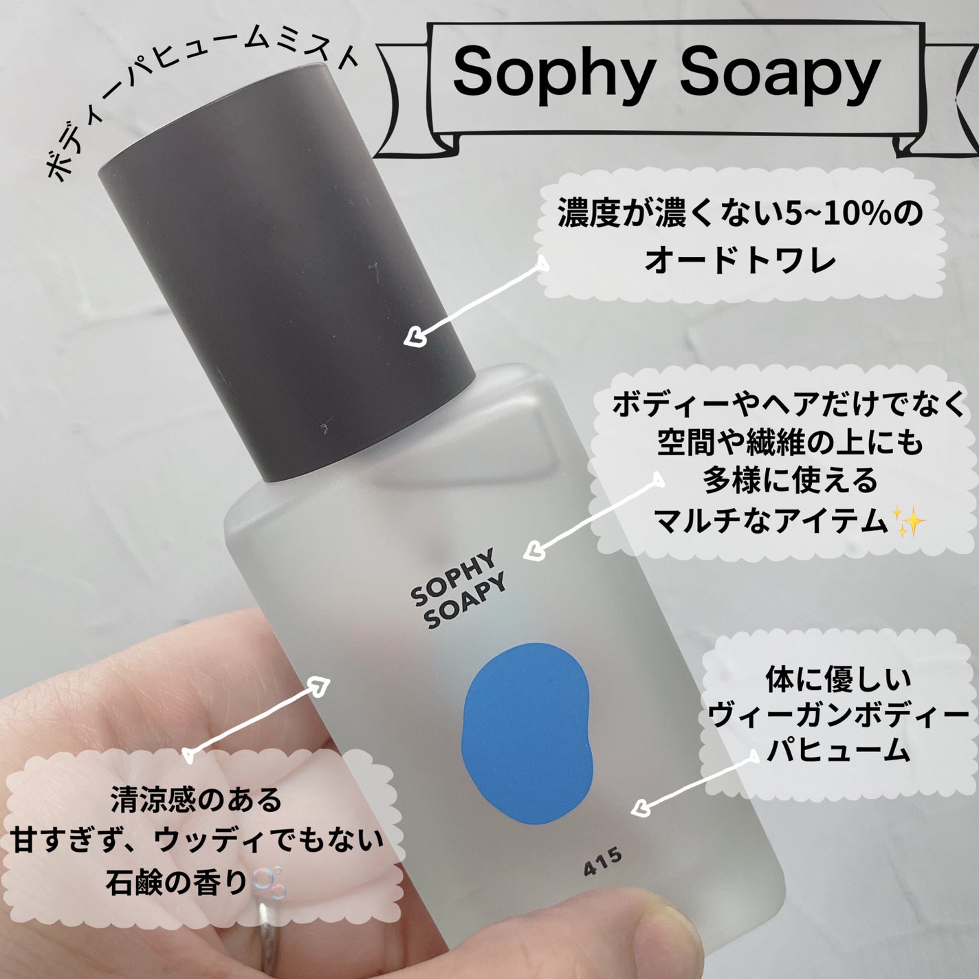 SOPHY SOAPY ミニデュオセット/DUFT&DOFT/ハンドクリームを使ったクチコミ(4枚目)