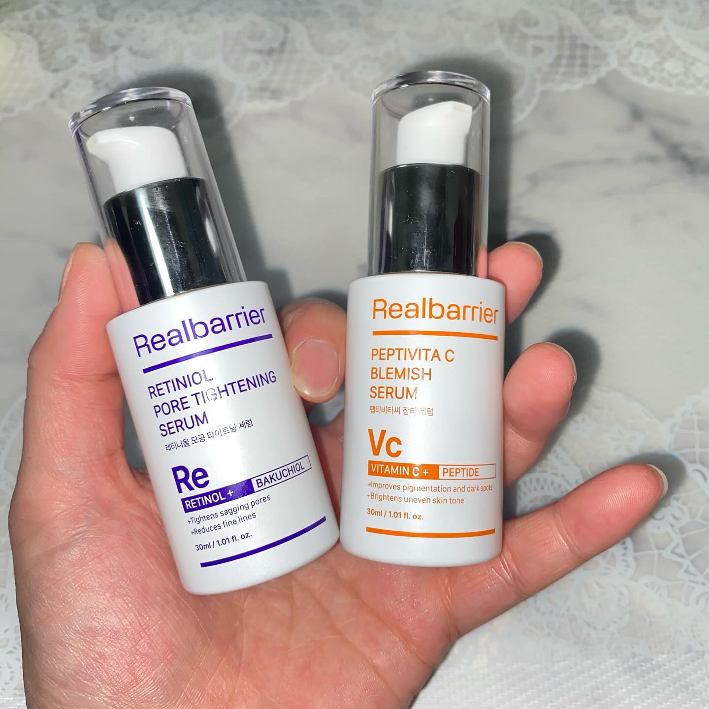 レチ二オールポアタイトニングセラム/Real Barrier/美容液を使ったクチコミ（1枚目）