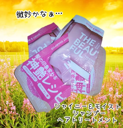 シャイニー&モイスト シャンプー/ヘアトリートメント/アミノメイソン/市販シャンプーを使ったクチコミ(1枚目)