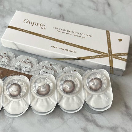 Quprie 1day/Quprié by R/ワンデー(1DAY)カラコンを使ったクチコミ(2枚目)