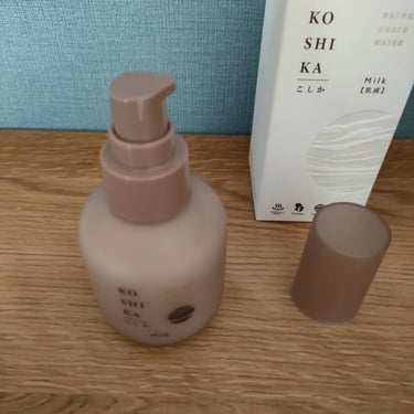 KO SHI KA | こしか ミルクのクチコミ「優しい使い心地で、しっとりするので保湿力は高いです。
顔だけじゃなく、全身にも使えるそうですが.....」（2枚目）