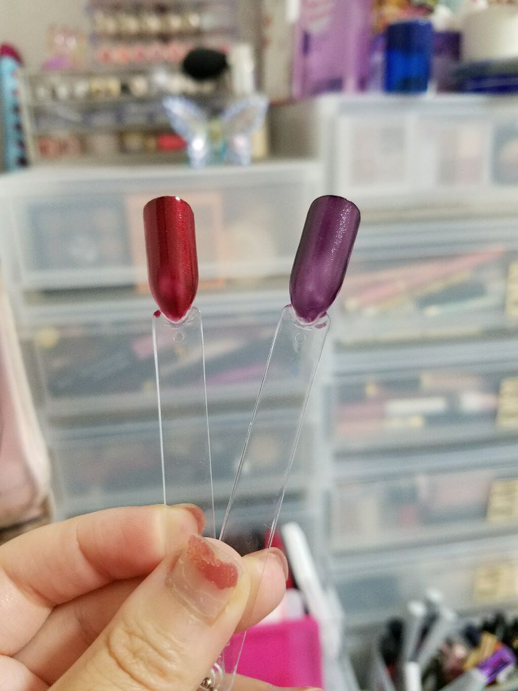 ネイルカラーチャートスティック/DAISO/ネイル用品を使ったクチコミ(3枚目)