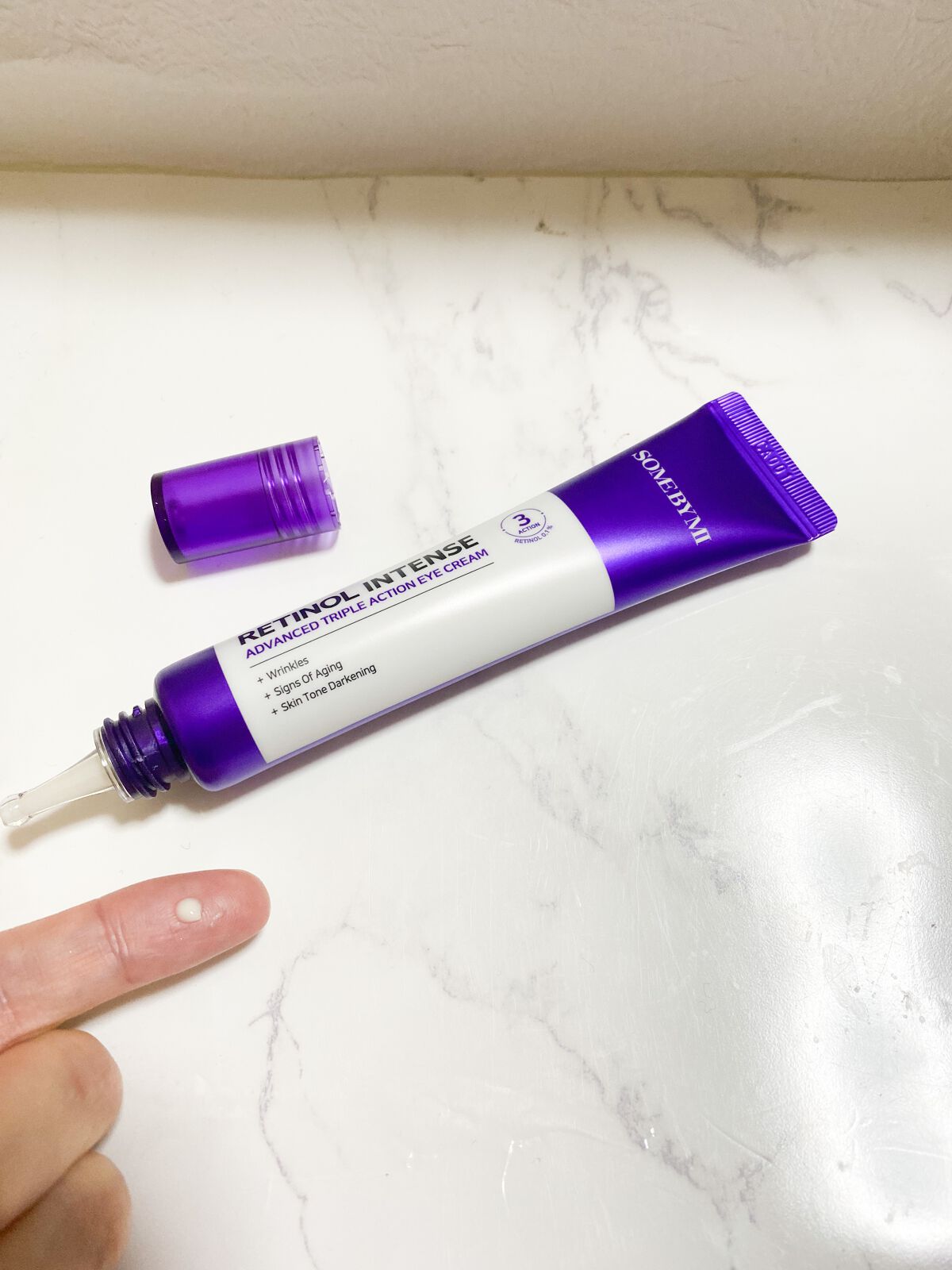レチノールインテンシブ アドバンスドトリプルアクションアイクリーム/SOME BY MI/アイケア・アイクリームを使ったクチコミ（3枚目）