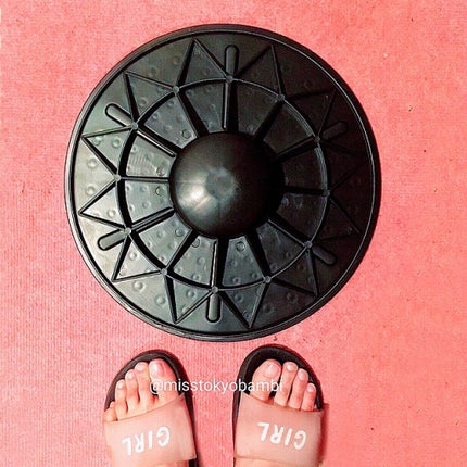 バランスボード/DAISO/ボディグッズを使ったクチコミ(4枚目)