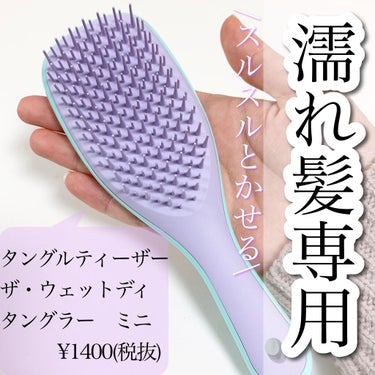 ザ・ウェットディタングラー/TANGLE TEEZER/ヘアブラシを使ったクチコミ（1枚目）