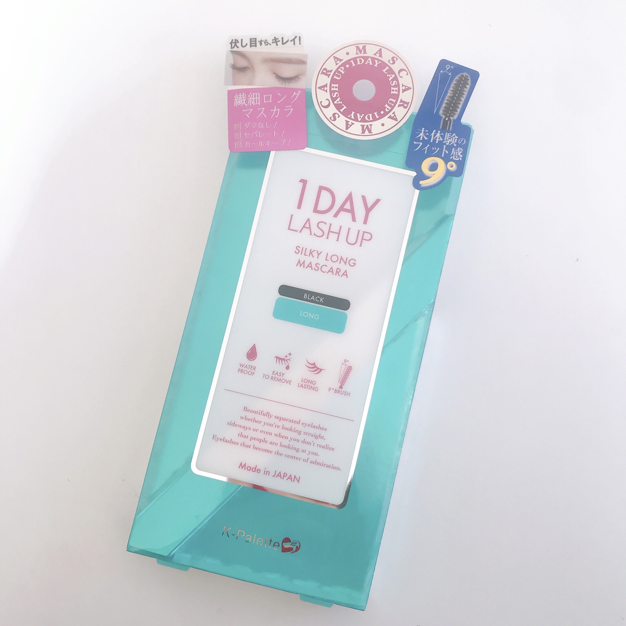  1DAY LASH UP シルキーロングマスカラa 01 ブラック（ロング）/K-パレット/マスカラを使ったクチコミ（1枚目）
