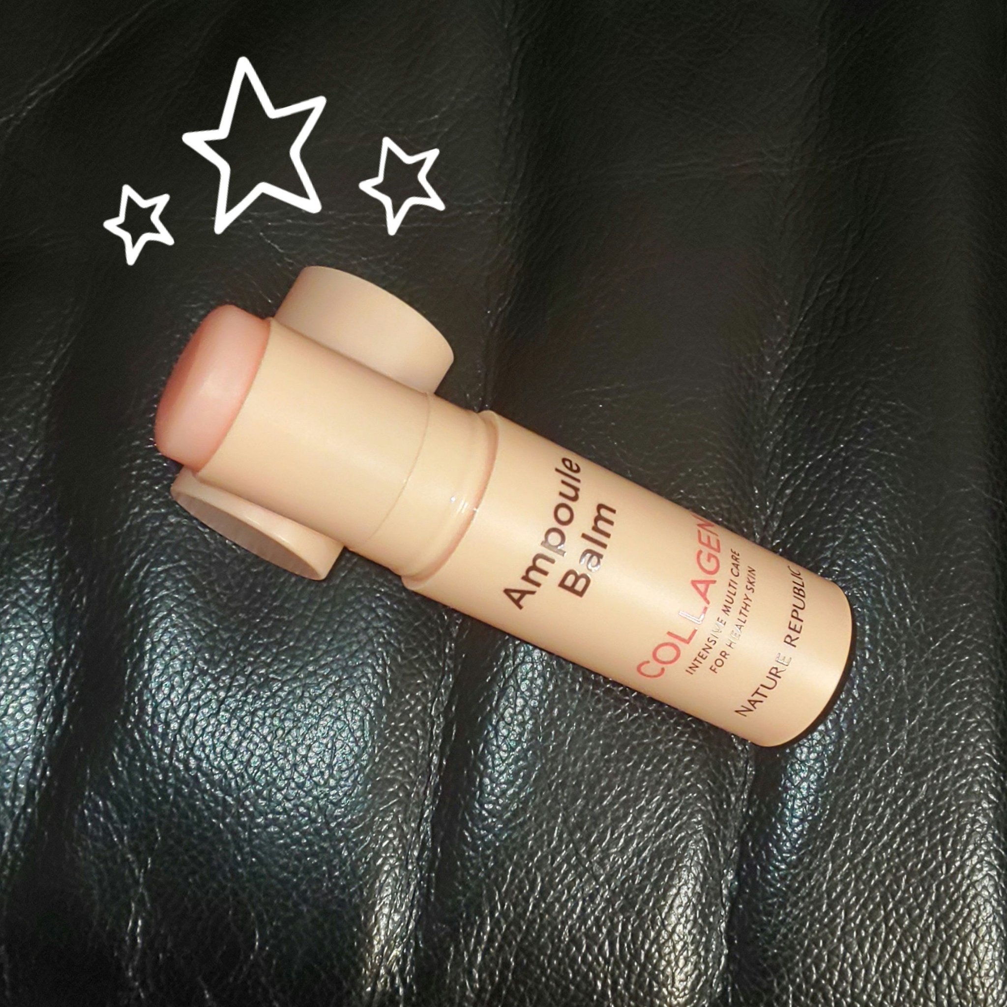 スティック美容液(コラーゲン)/ネイチャーリパブリック/フェイスバームを使ったクチコミ（2枚目）