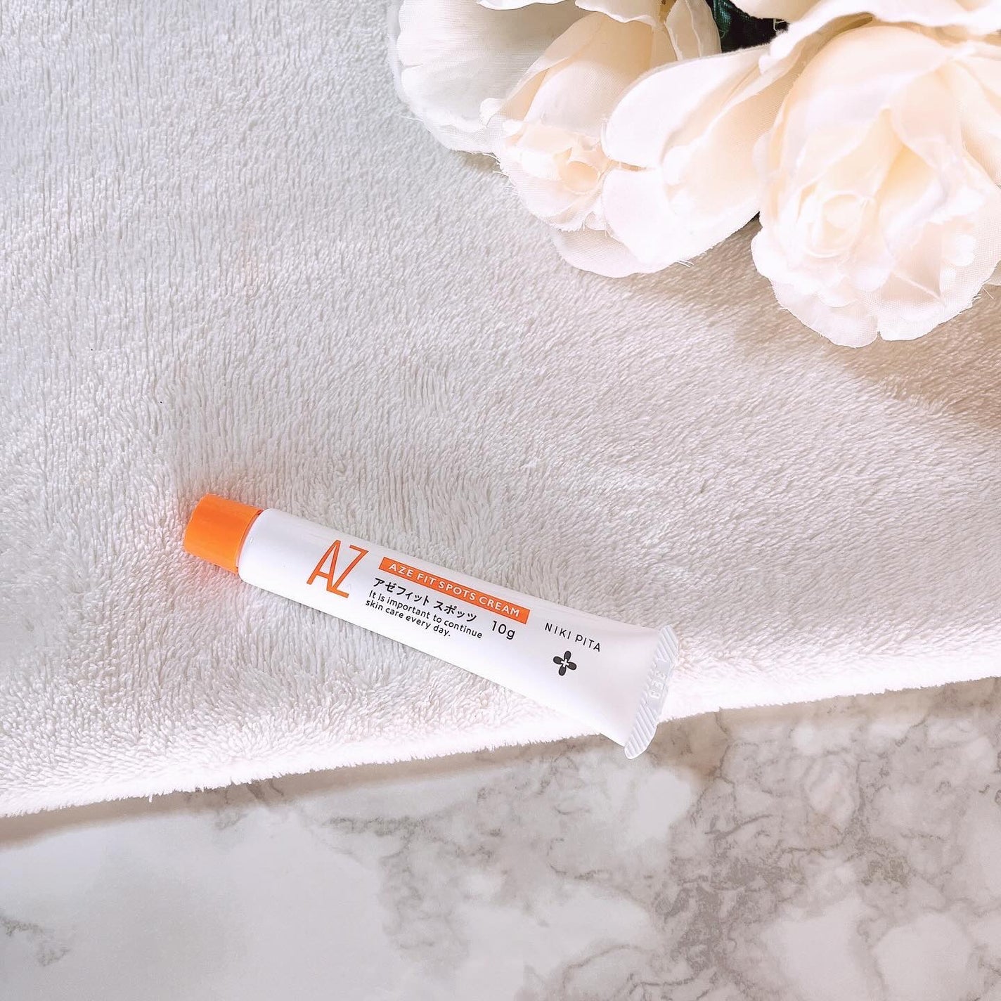 AZ アゼフィットスポッツ/NIKI PITA/フェイスクリームを使ったクチコミ(1枚目)