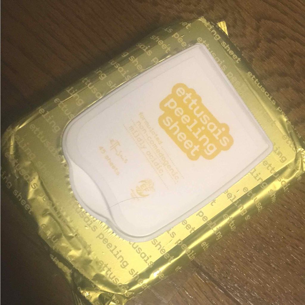 ふきとりピーリングシートN/ettusais/ピーリングを使ったクチコミ（1枚目）