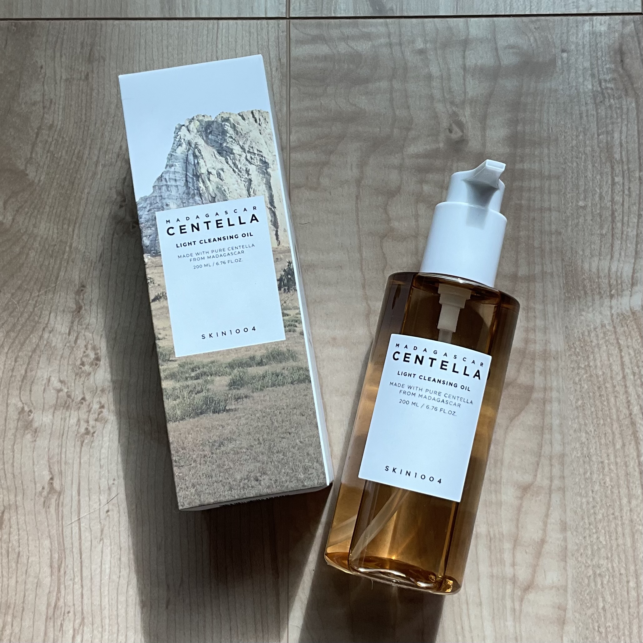 センテラ ライトクレンジングオイル/SKIN1004/オイルクレンジングを使ったクチコミ（1枚目）