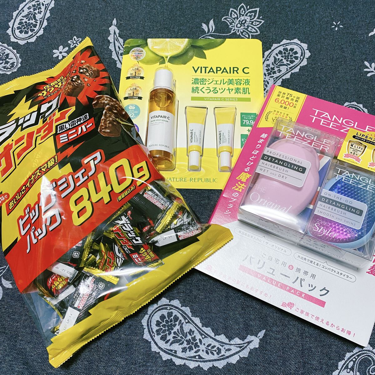 ご自宅用&携帯用バリューパック/TANGLE TEEZER/ヘアブラシを使ったクチコミ（2枚目）