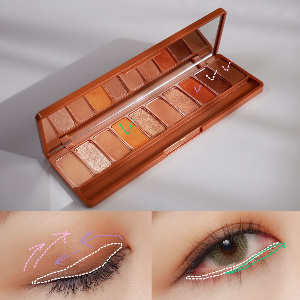 プレイカラー アイシャドウ/ETUDE/アイシャドウパレットを使ったクチコミ(4枚目)