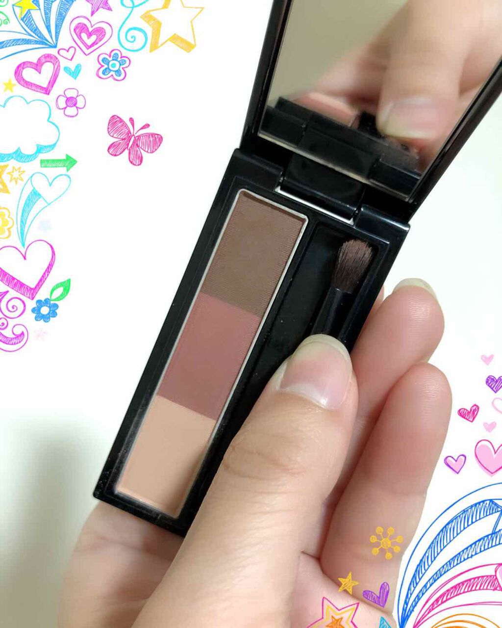 ヴィセ リシェ アイブロウパウダー/Visée/パウダーアイブロウを使ったクチコミ（2枚目）