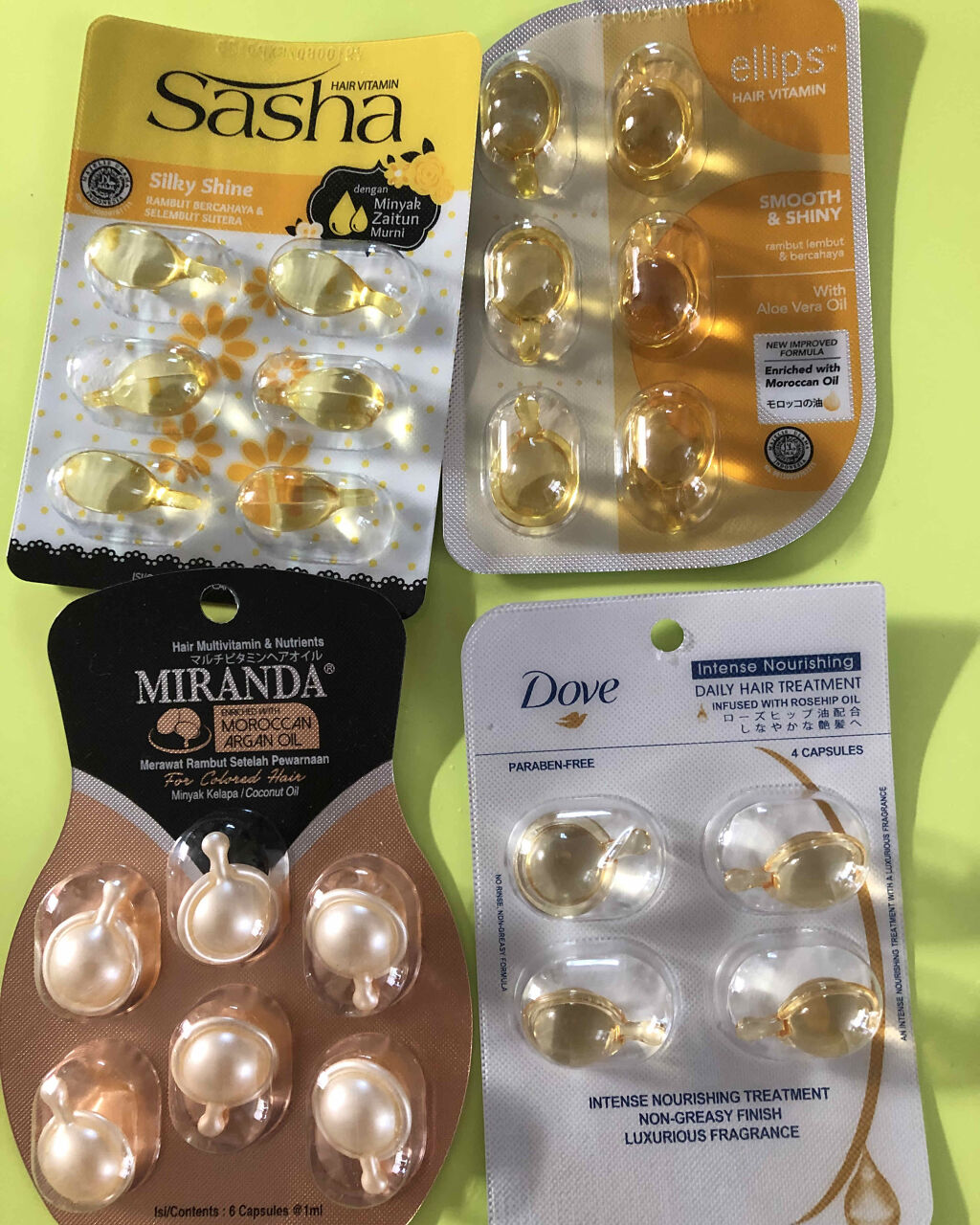 ヘアビタミン カラーケアヘアオイル/MIRANDA/ヘアオイルを使ったクチコミ（1枚目）