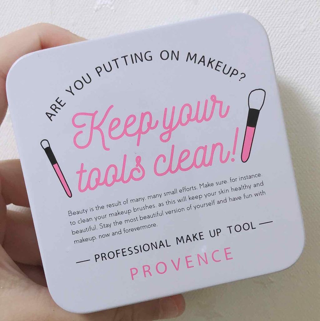 メイクブラシDRYクリーナー/PROVENCE/その他化粧小物を使ったクチコミ（1枚目）
