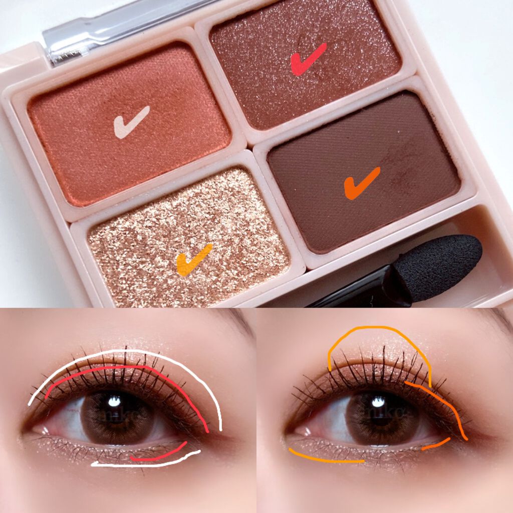 ドレッシーシャドウ/CipiCipi/アイシャドウパレットを使ったクチコミ(3枚目)