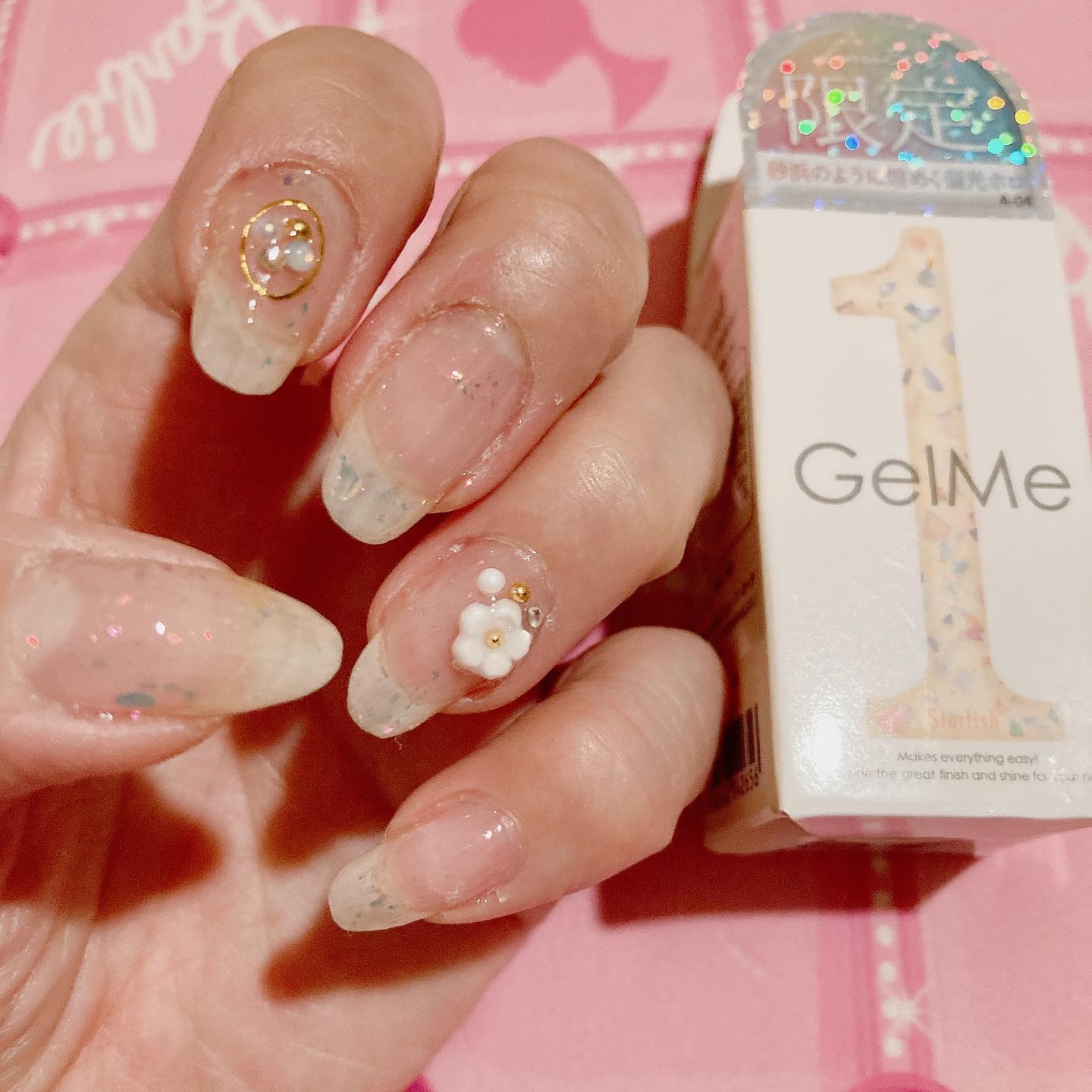 GMA-04 スターフィッシュ/ジェルミーワン/ジェルネイルを使ったクチコミ（3枚目）