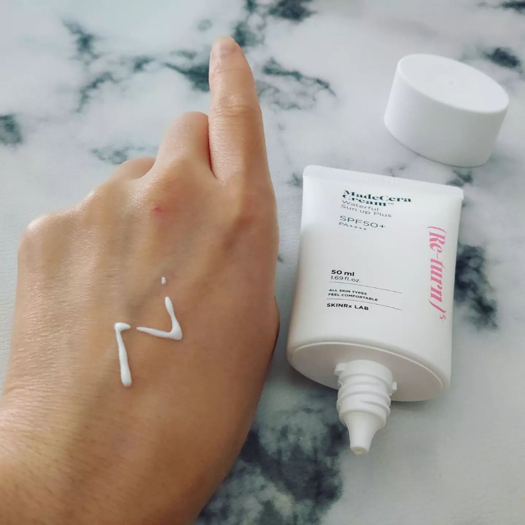 マデセラウォーターフルサンアッププラス/SKINRx LAB/日焼け止めクリームを使ったクチコミ（3枚目）