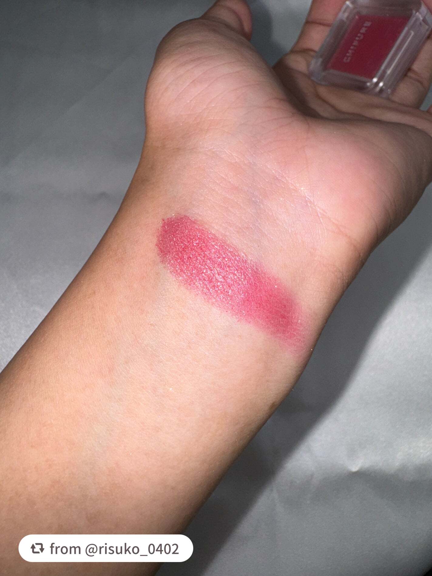 シングル カラー アイシャドウ/ちふれ/単色アイシャドウを使ったクチコミ(2枚目)