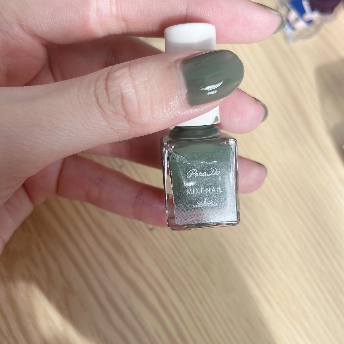 ミニネイル GN03 萩（はぎ）/パラドゥ/マニキュアを使ったクチコミ（3枚目）