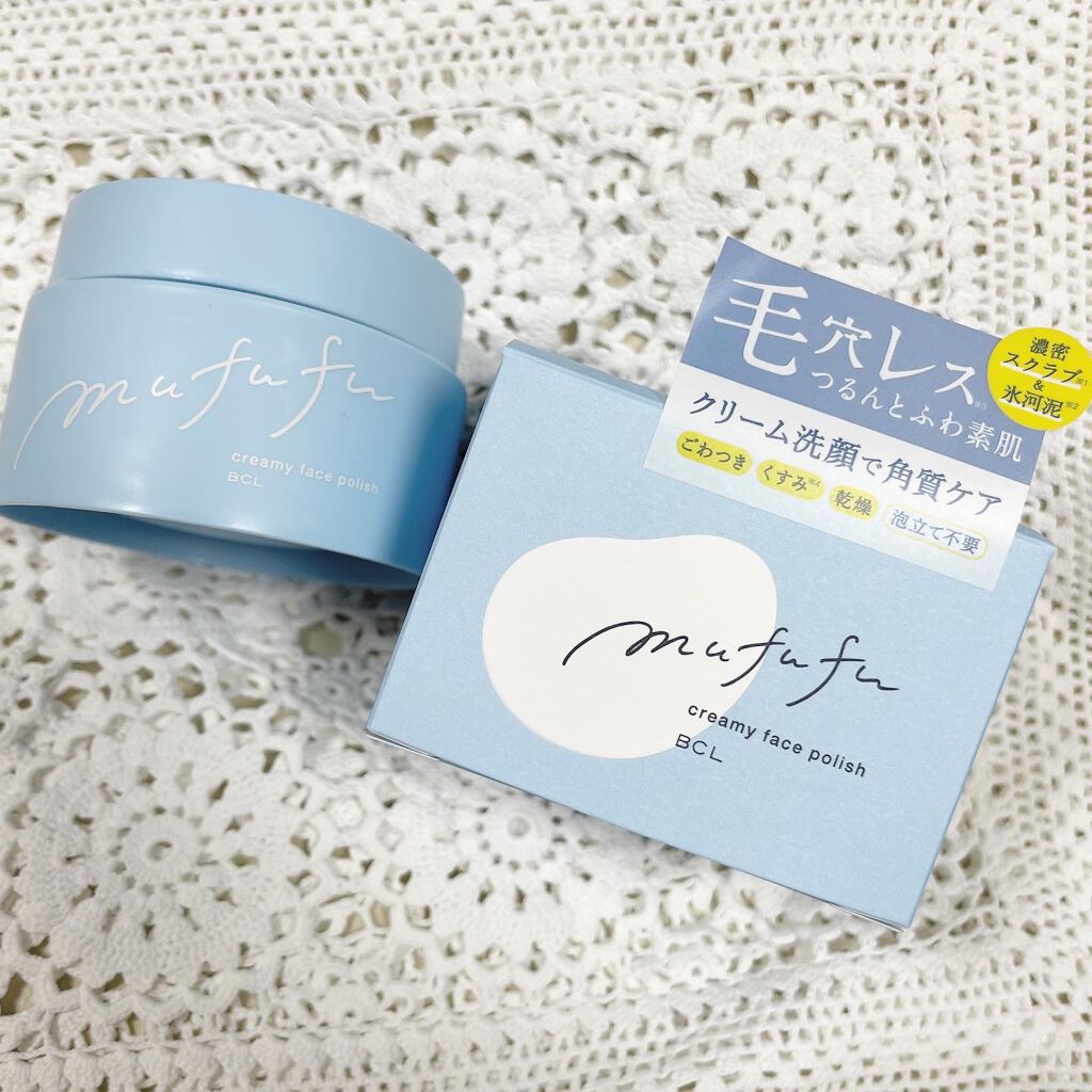 クリーミーフェイスポリッシュ/ムフフ/洗顔フォームを使ったクチコミ（1枚目）