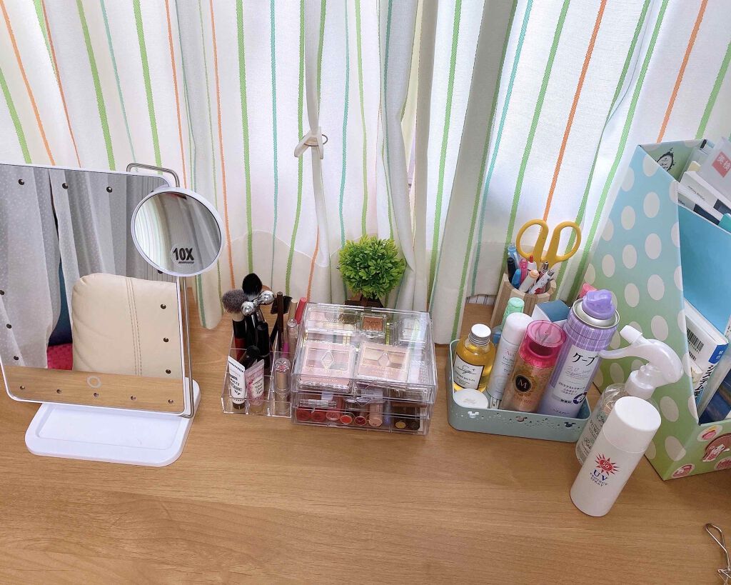 3段式クリアーケース/DAISO/その他化粧小物を使ったクチコミ(2枚目)