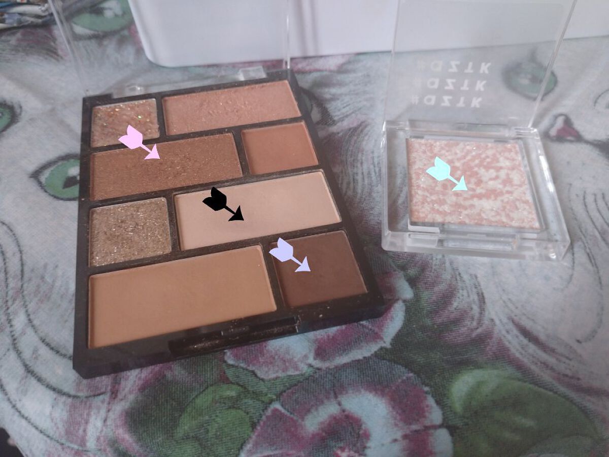アイシャドウパレット/U R GLAM/アイシャドウパレットを使ったクチコミ（1枚目）