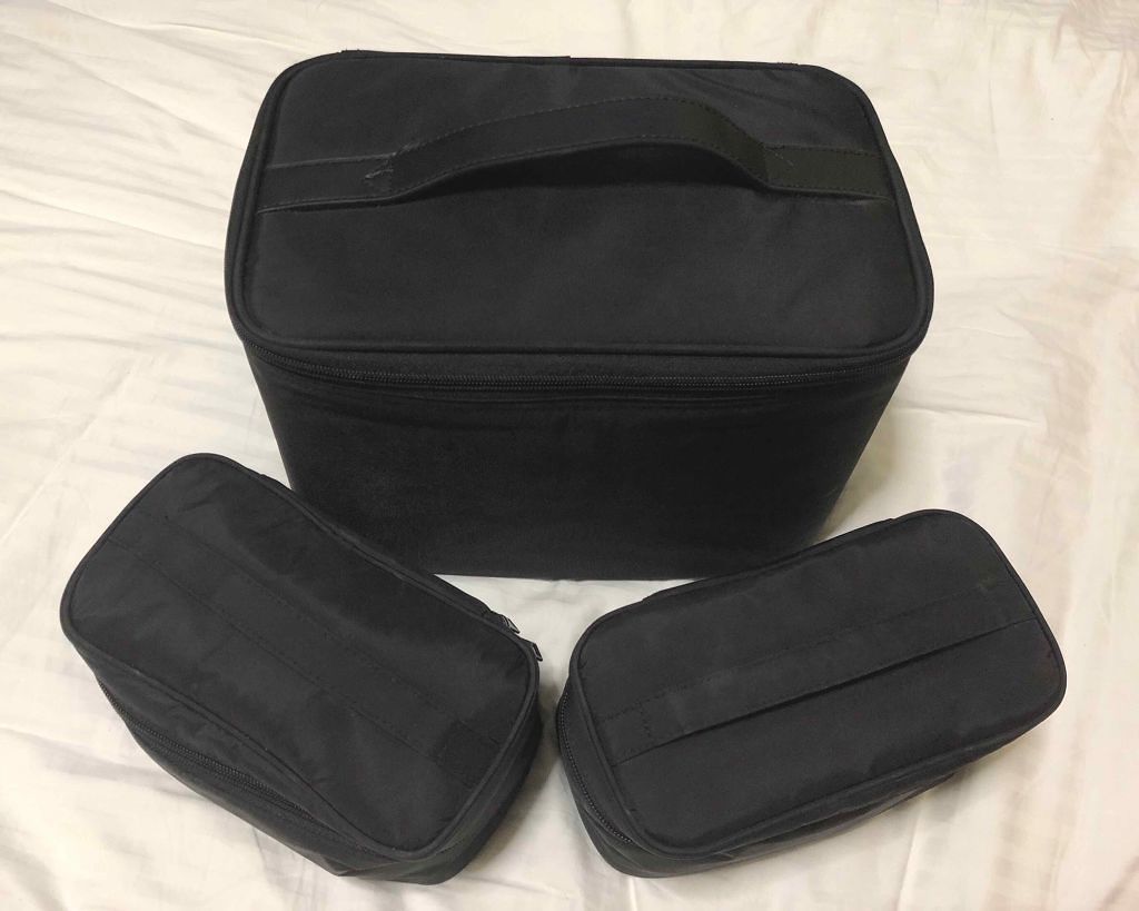 ナイロンメイクボックス・L/無印良品/化粧ポーチを使ったクチコミ(1枚目)