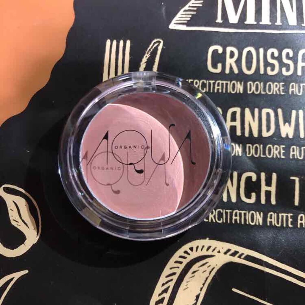 オーガニッククリームチーク/アクア・アクア/ジェル・クリームチークを使ったクチコミ（1枚目）