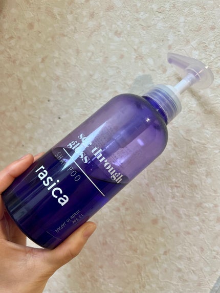 シースルーグロスシャンプー/トリートメント/rasica/市販シャンプーを使ったクチコミ(1枚目)