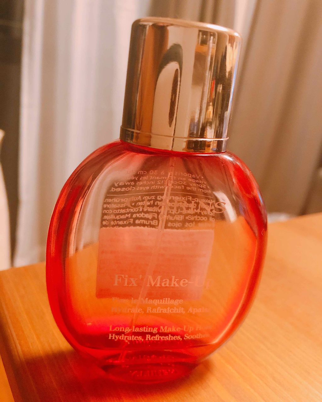 フィックス メイクアップ/CLARINS/ミスト状化粧水を使ったクチコミ(1枚目)
