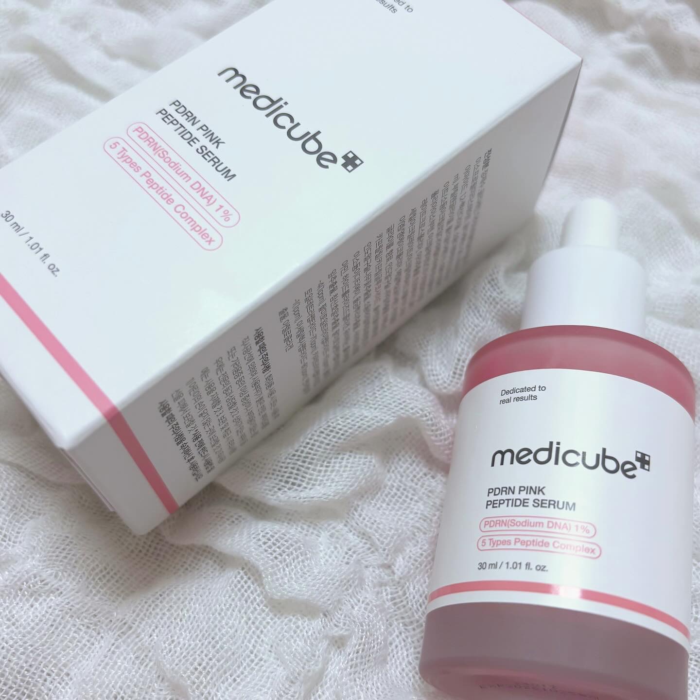 PDRNピンクアンプル PDRN 10,000ppm配合/MEDICUBE/美容液を使ったクチコミ（1枚目）