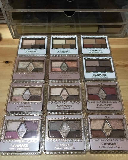 【旧品】パーフェクトスタイリストアイズ/キャンメイク/アイシャドウパレットを使ったクチコミ(3枚目)