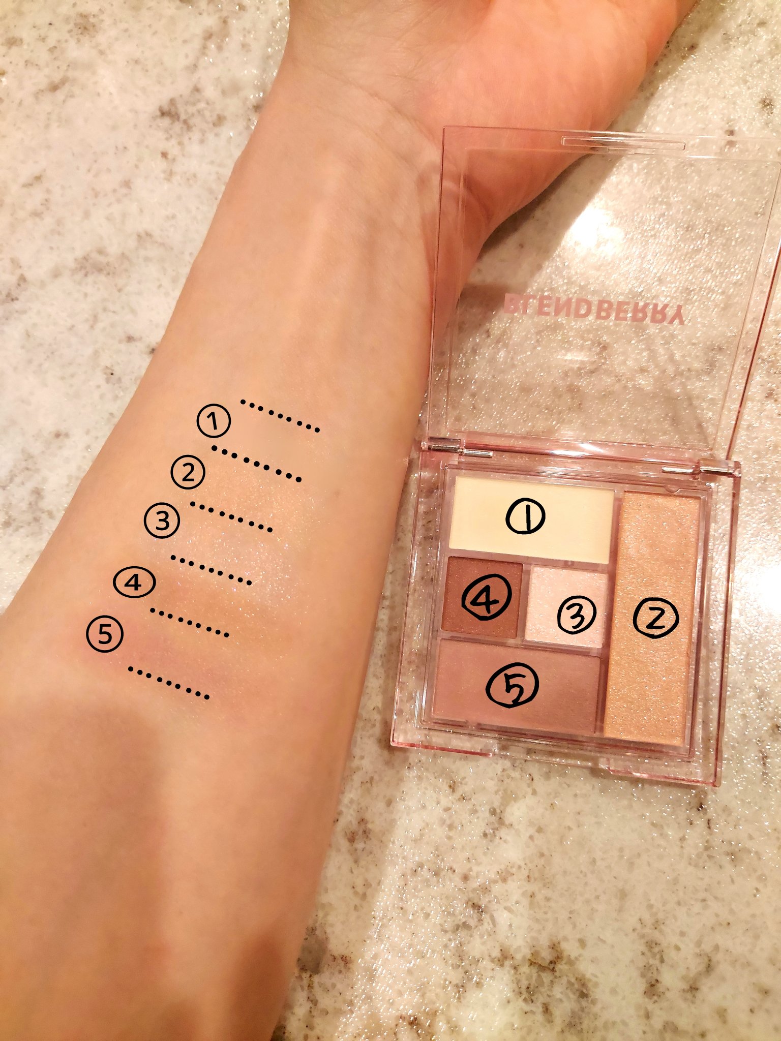 ブレンドベリー オールユーニード クリエイション/BLEND BERRY/マルチパレットを使ったクチコミ（2枚目）