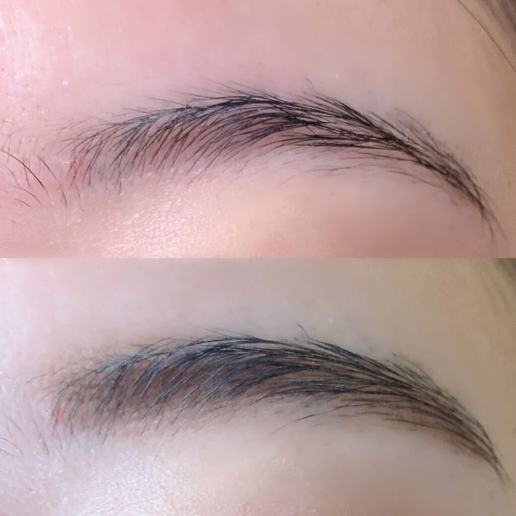 ダブルエンドアイブロウブラシ熊野筆/&be/メイクブラシを使ったクチコミ(4枚目)