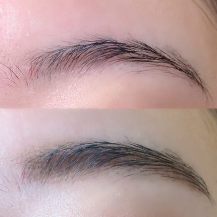 ダブルエンドアイブロウブラシ熊野筆/&be/メイクブラシを使ったクチコミ(4枚目)