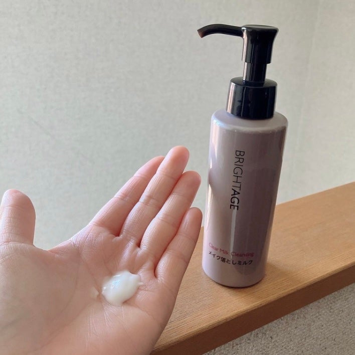 クリア ミルククレンジング/BRIGHTAGE/ミルククレンジングを使ったクチコミ(2枚目)