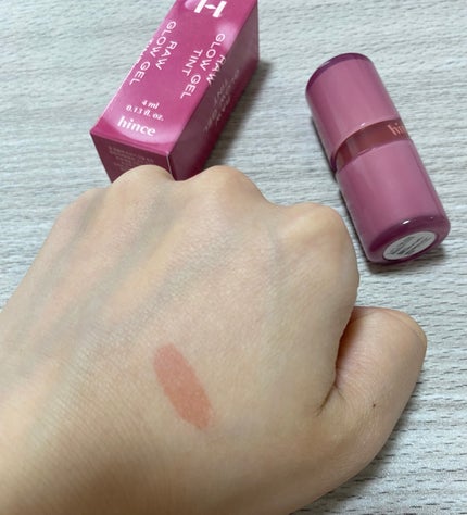 ロウグロウジェルティント/hince/リップティントを使ったクチコミ(3枚目)