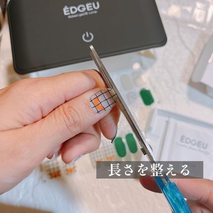 EDGEU ジェルネイルシール/EDGEU/ネイルシールを使ったクチコミ(6枚目)