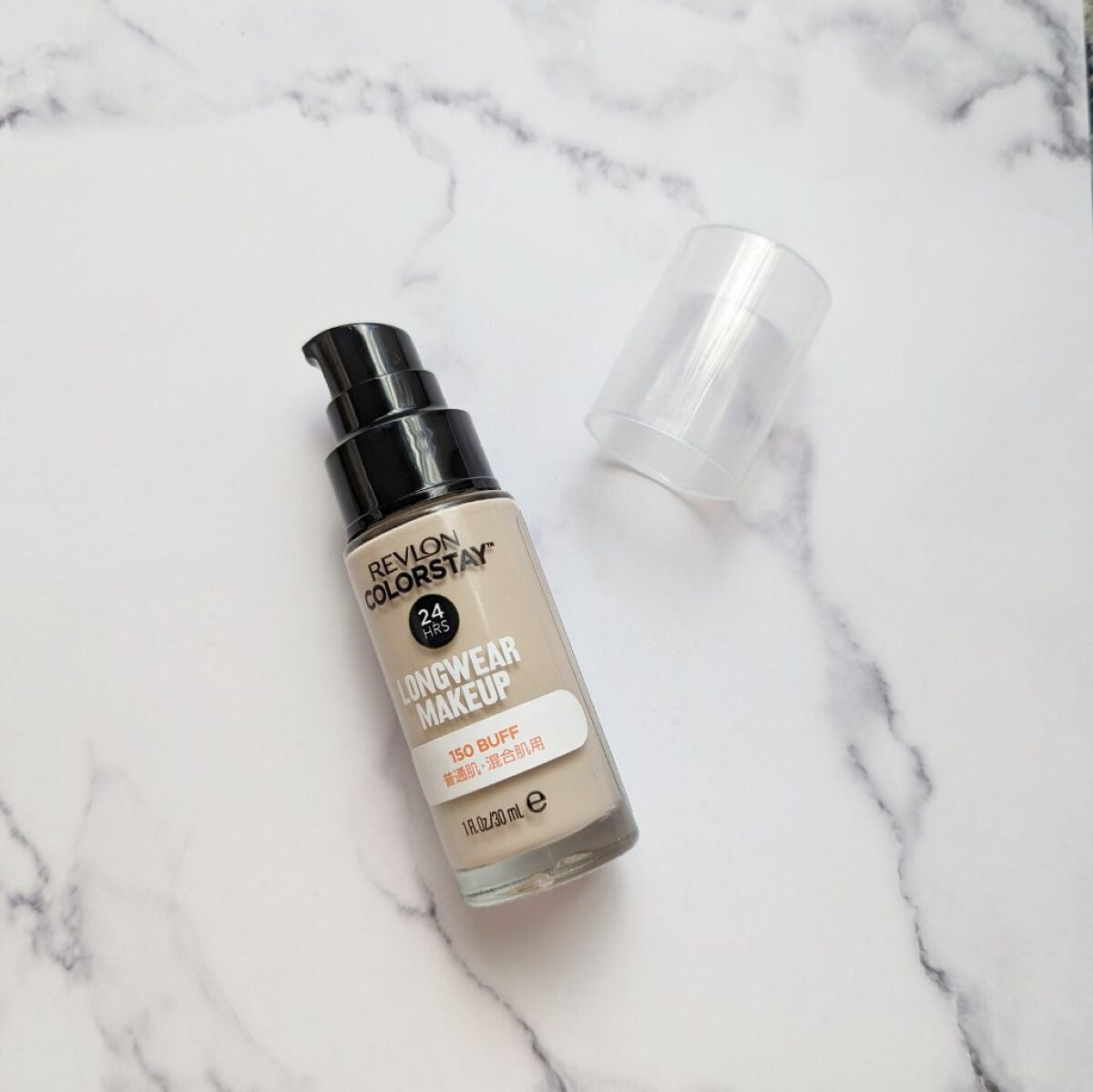 カラーステイ ロングウェア メイクアップ/REVLON/リキッドファンデーションを使ったクチコミ(2枚目)