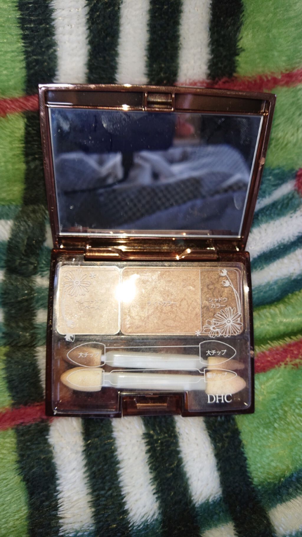 パーフェクト アイシャドウパレット/DHC/アイシャドウパレットを使ったクチコミ（2枚目）