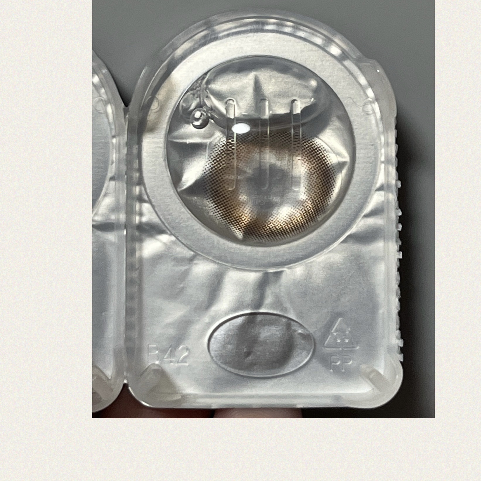 melotte 1day ミルクパフ/melotte/ワンデー（１DAY）カラコンを使ったクチコミ（3枚目）