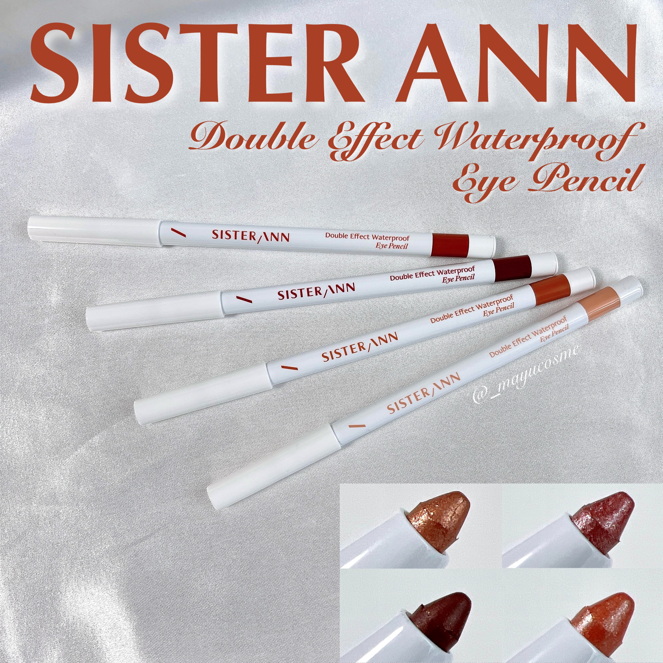 ウォータープルーフペンシルアイライナー/SISTER ANN/ペンシルアイライナーを使ったクチコミ（1枚目）