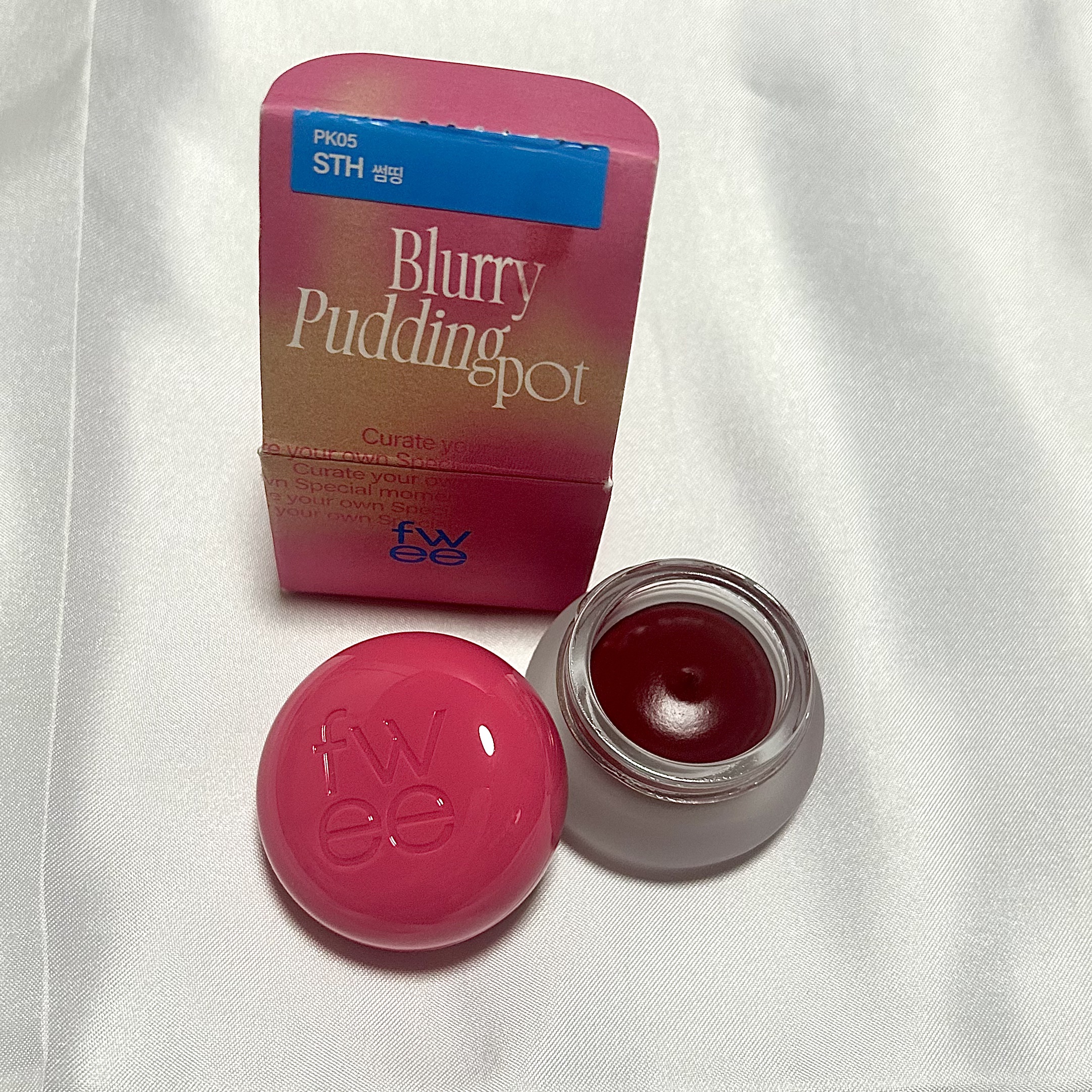 リップアンドチーク ブラーリープリンポット/fwee/口紅を使ったクチコミ（1枚目）