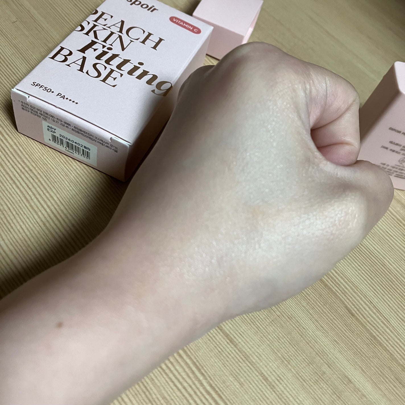 ピーチスキンフィッティングベース オールニュー SPF50 PA++++/espoir/化粧下地を使ったクチコミ(3枚目)